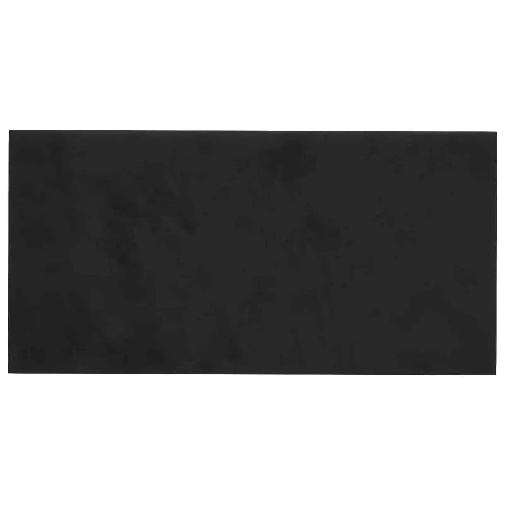 Testiera da Parete 12 pcs Nero 60 x 30 cm Velluto 4008355