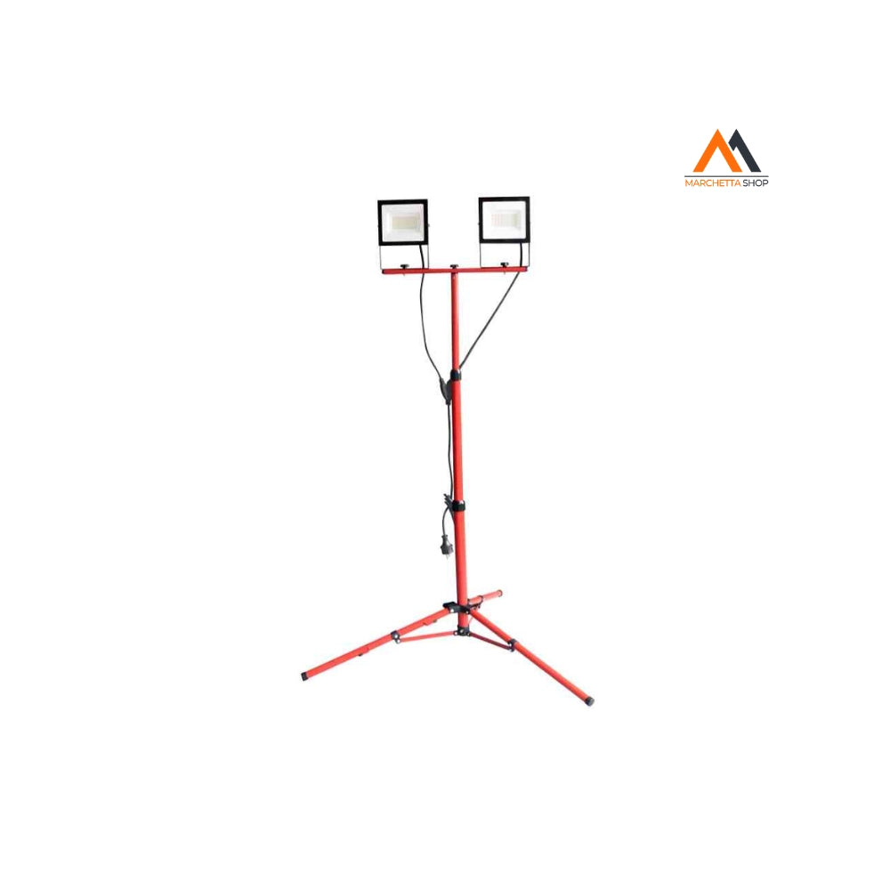 EDIL LED TRIPOD 2X50W DOPPIO FARO DA CANTIERE