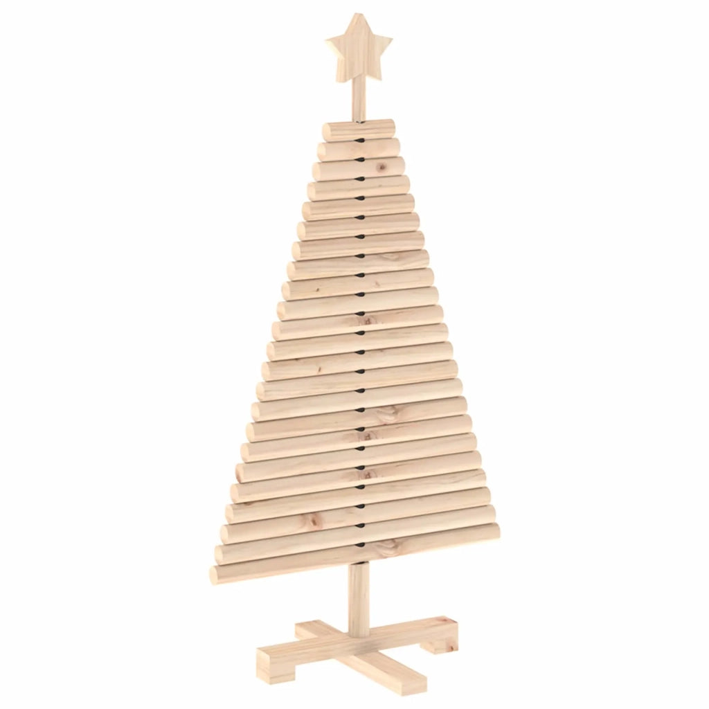 Albero di Natale in legno KOTKA 90 cm Legno Massello di Pino 42051516