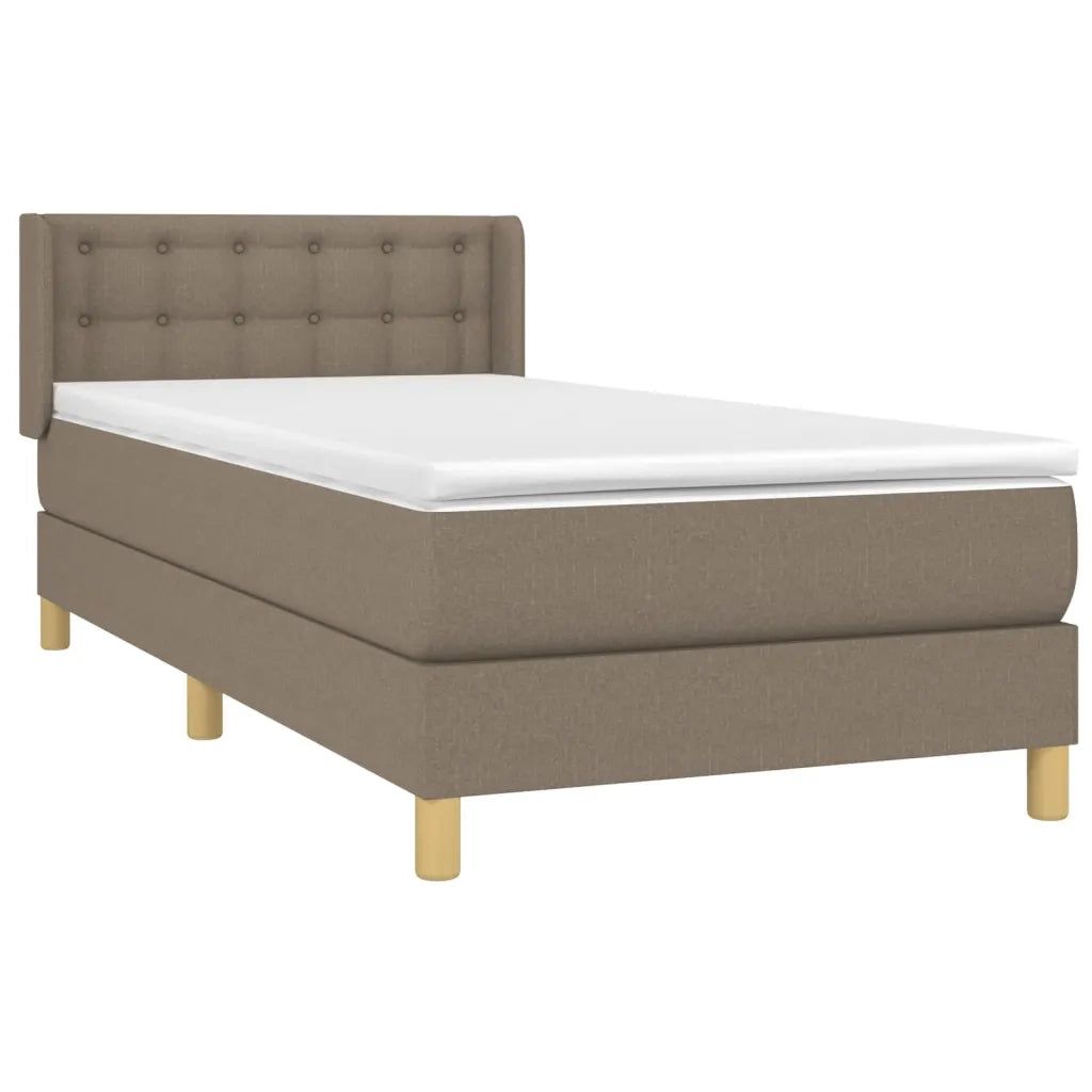 Giroletto a Molle con Materasso Tortora 80x200 cm inTessuto 3130549