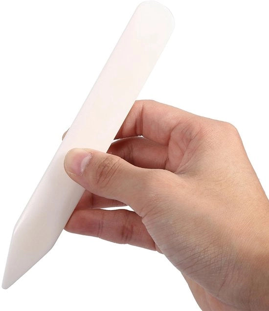 Strumento per piegatura ergonomico - Vouwtool - Piegatura di tessuti - Scrapbooking - Carte da invito - Progettazione ergonomica