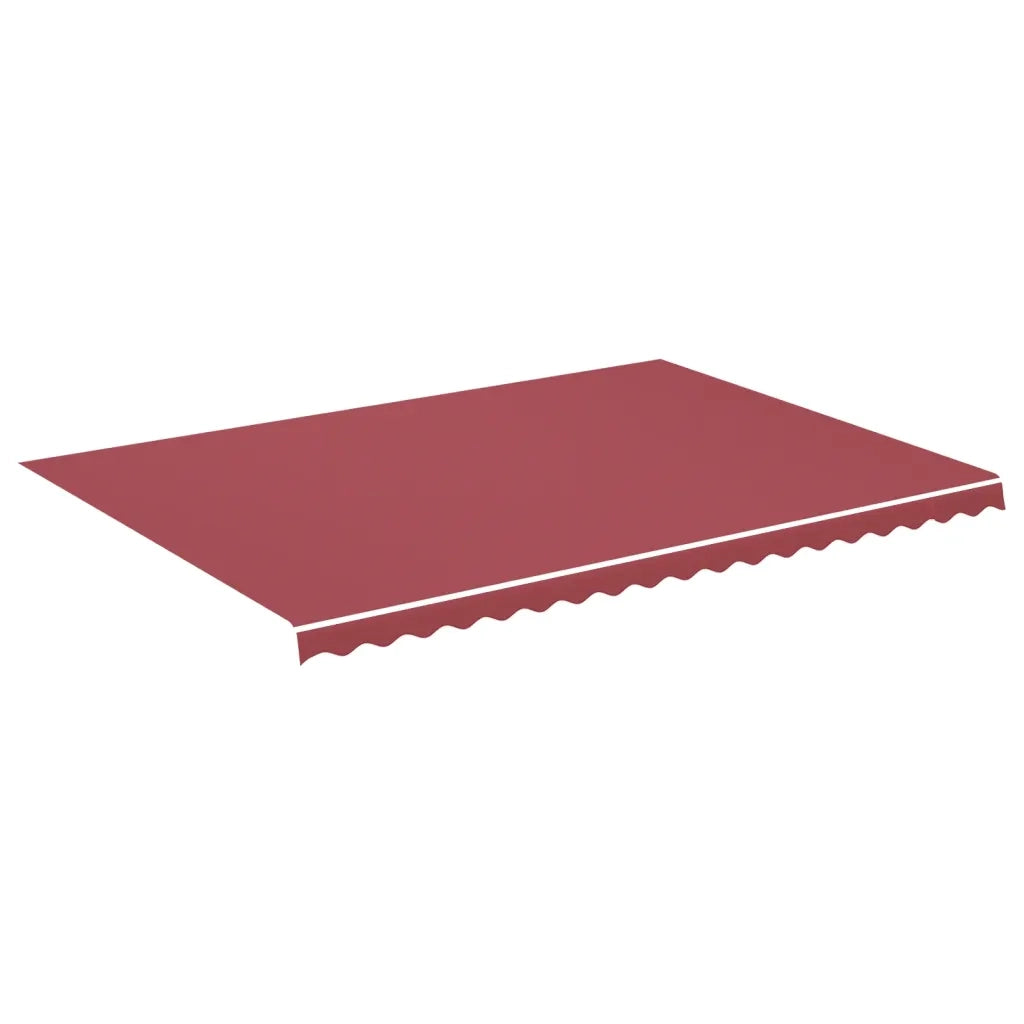 Tessuto di Ricambio per Tenda da Sole-Ricambio telo per tenda da sole Rosso Borgogna 5x3,5 m