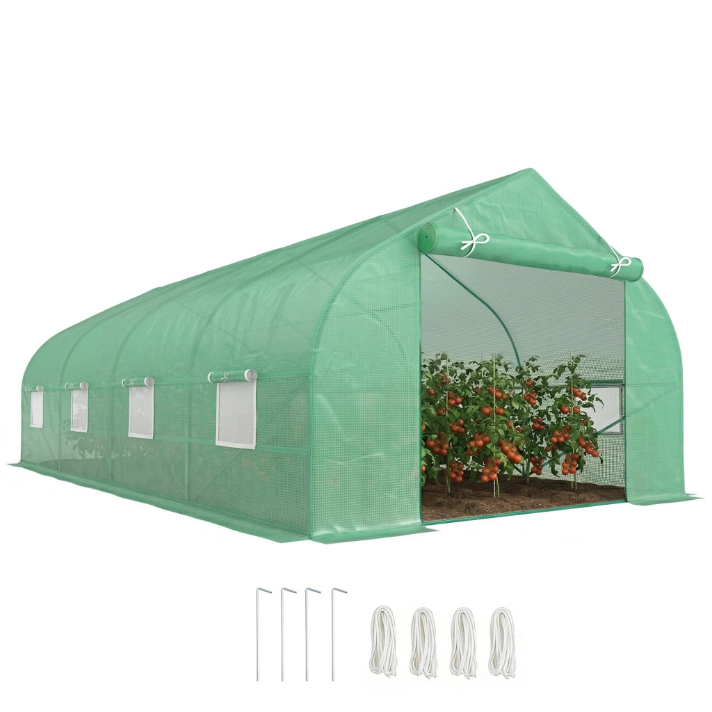 Serra da giardino in plastica con rete ¨C Minimal ¨C 600x300x200 cm