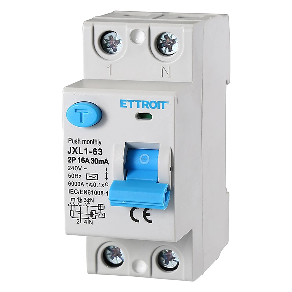 INTERRUTTORE DIFFERENZIALE PURO 2P - 25A  - ETTROIT