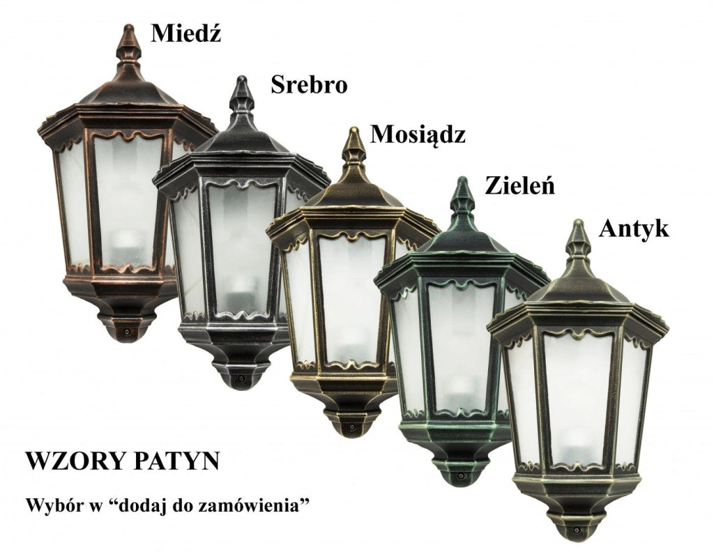 Lampione da esterno retro Toledo 86cm E27 nero IP23