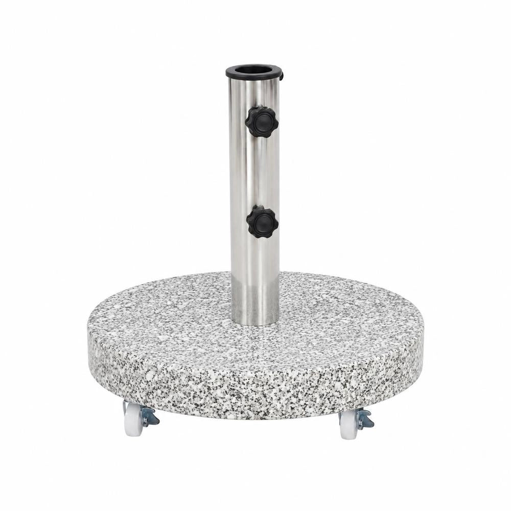 Granite Parasol Base, 30 Kg, Round, Grey