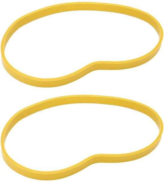 Set di 3 Bande Taglia Legno Antiscivolo in Gomma - 8 Pollici - Spessore Uniforme 12,55 mm - Lintzaagband
