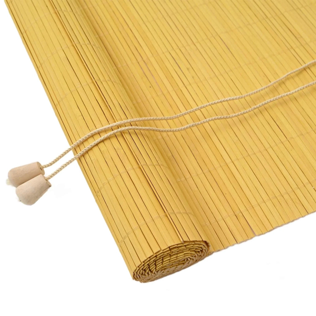 Tenda a rullo | Tenda avvolgibile Giallo 150 x 160 cm Bamb¨´