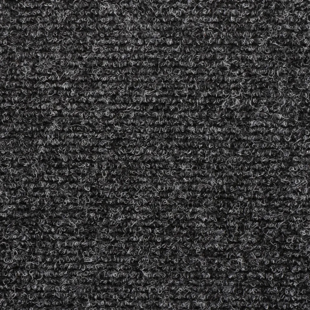 Tappetini per scale autoadesivi 15 pz | Gradini per Scale 65x21x4 cm Grigio Scuro bordo rettangolare