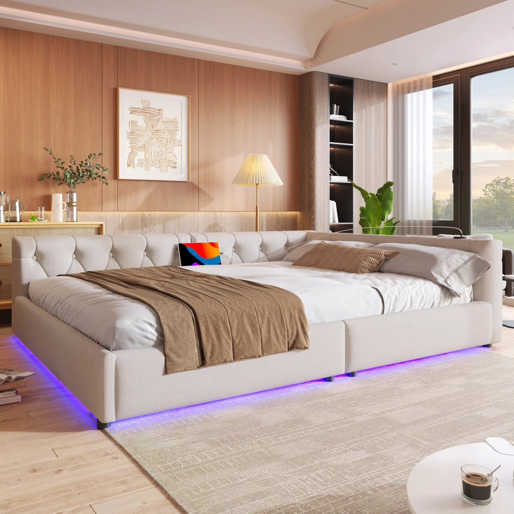 Divano 140x200 beige - Xylo