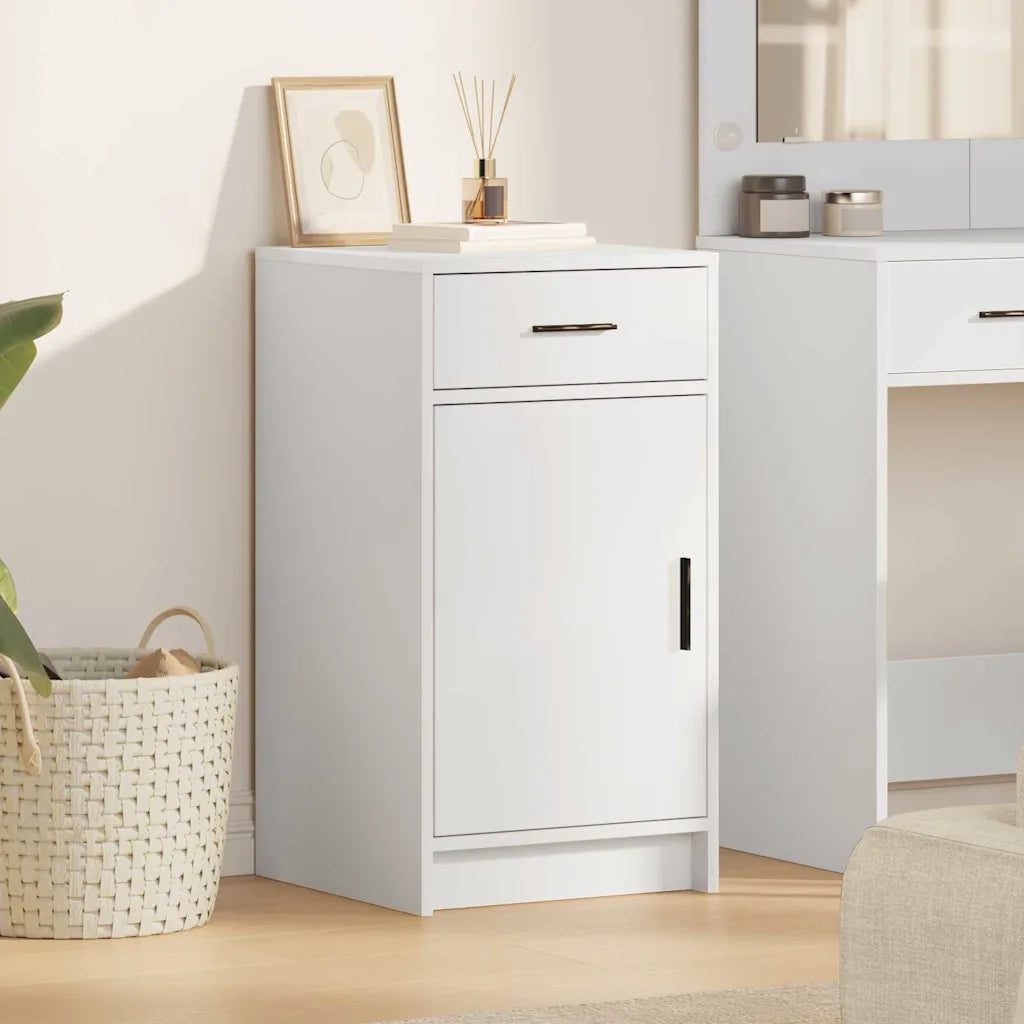 Credenza Bianco 40 x 40.5 x 75 cm Legno multistrato 865064