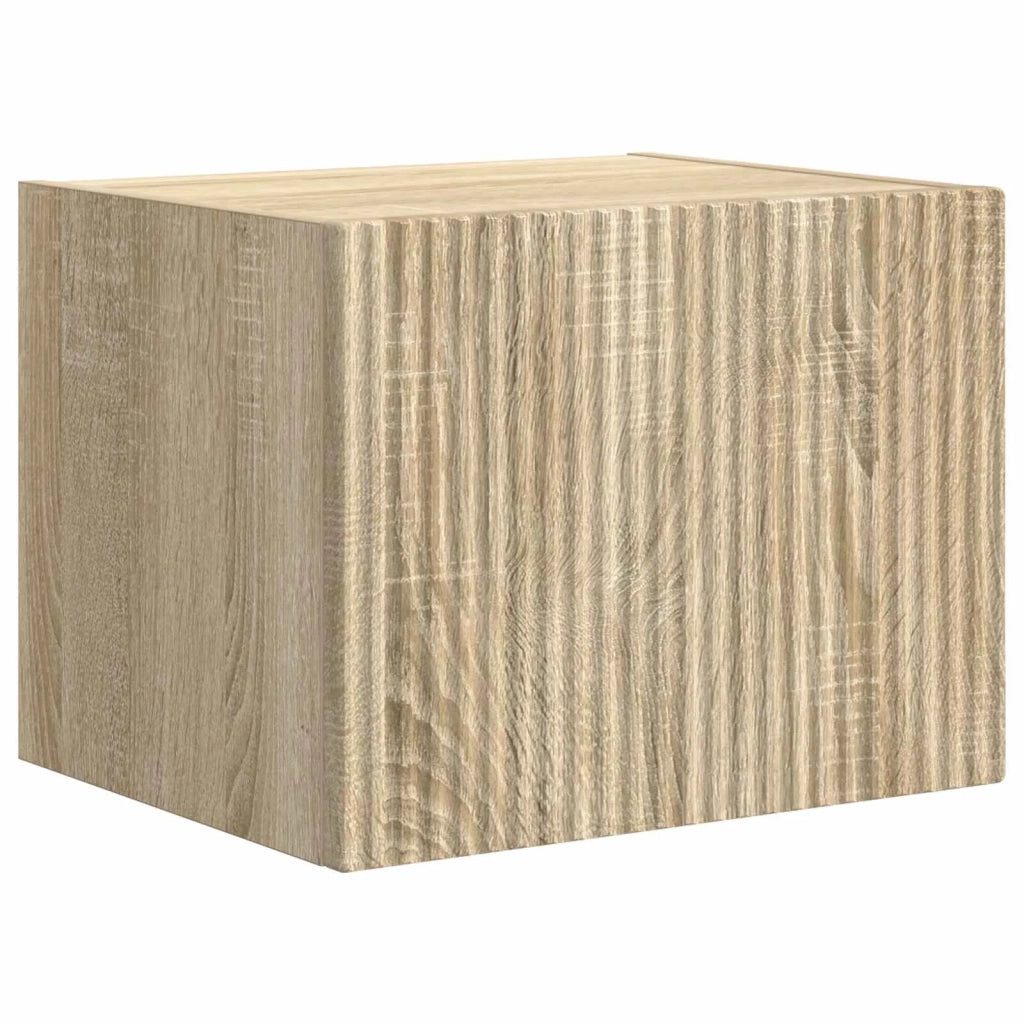 Set di Mobiletto da TV a Parete 6 pz | Armadietto TV | Mobile Porta TV Rovere Sonoma