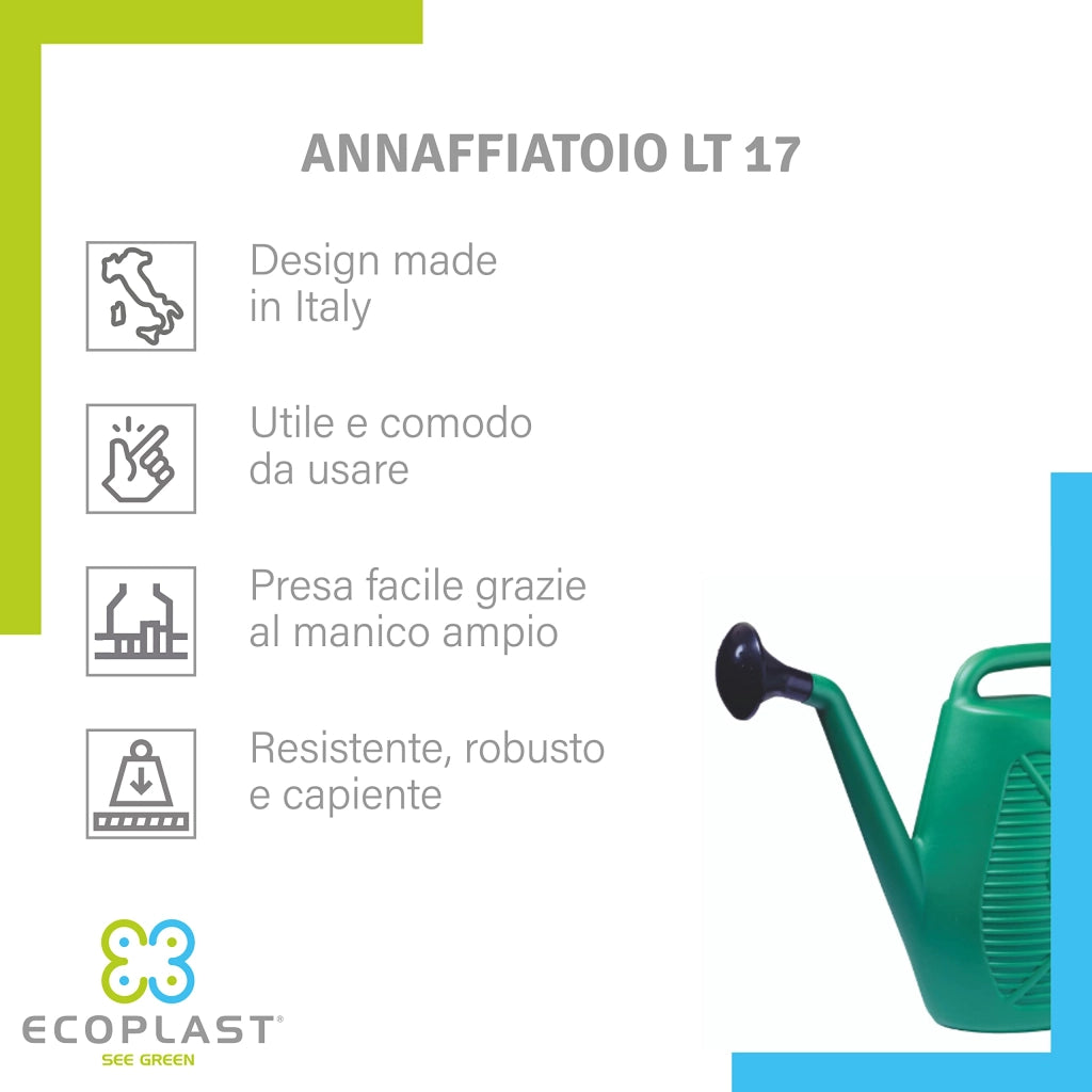 Annaffiatoio in Plastica L 17