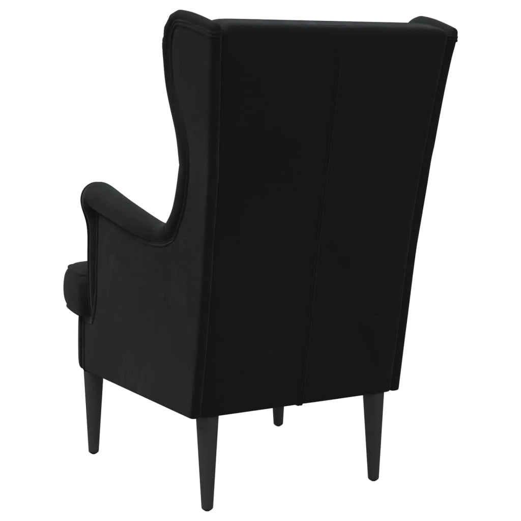 Poltrona | Sedia Relax Nero Velluto