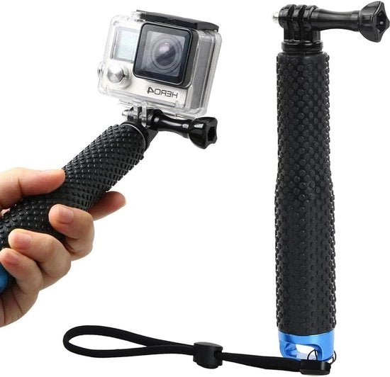 Attrezzo per Selfie con Manico di Alluminio e Gomma, Resistente all'Acqua, Estendibile, Duraturo e Leggero