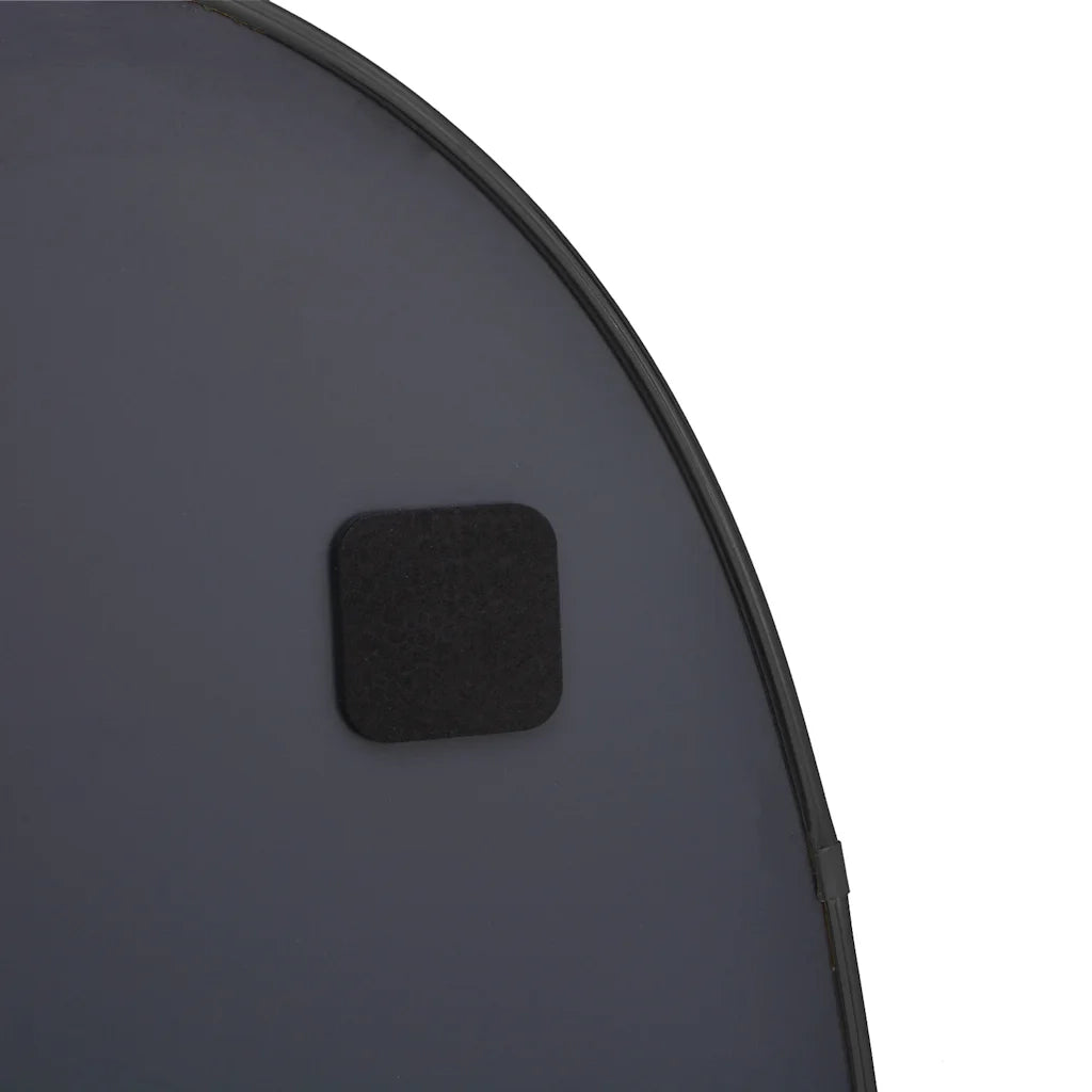 Specchio da Parete Nero 70x45 cm 348225