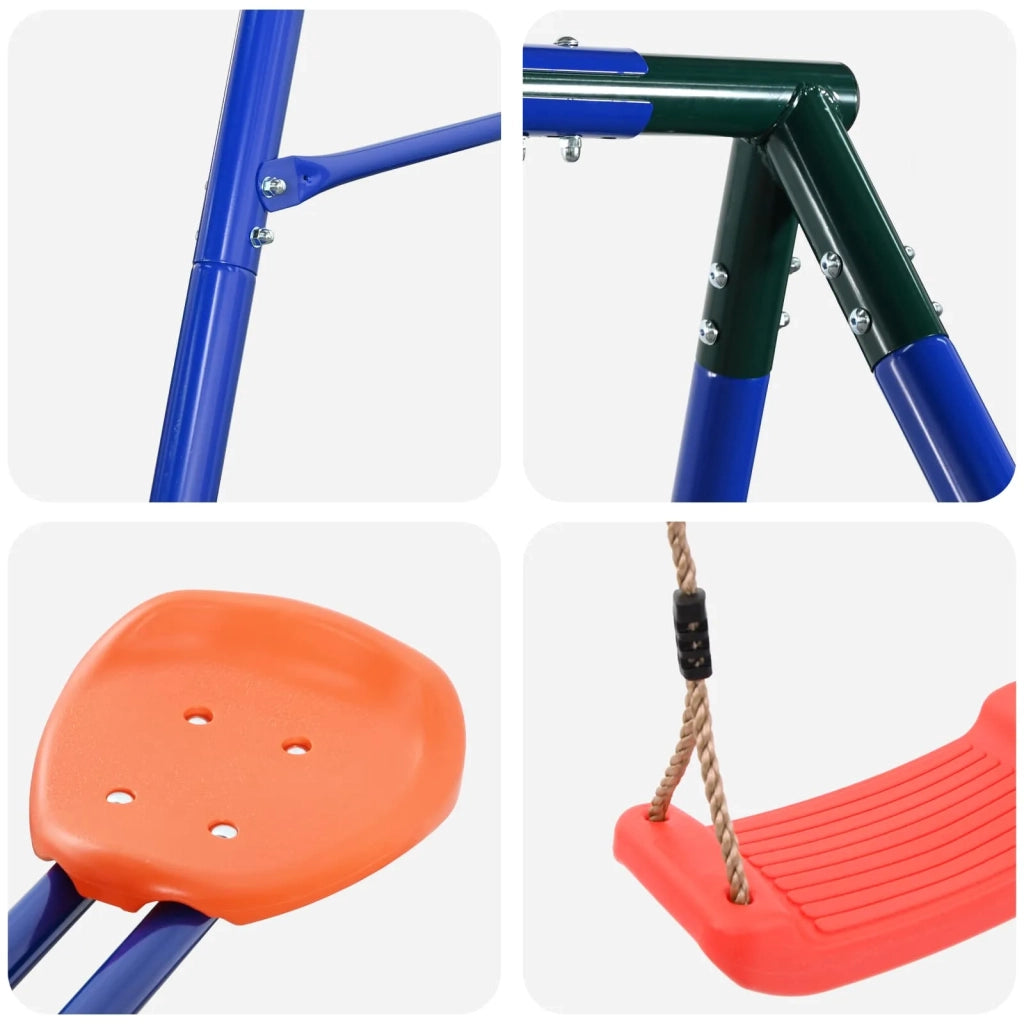Set di Altalene per Esterni Multicolore Acciaio e PE 3429838