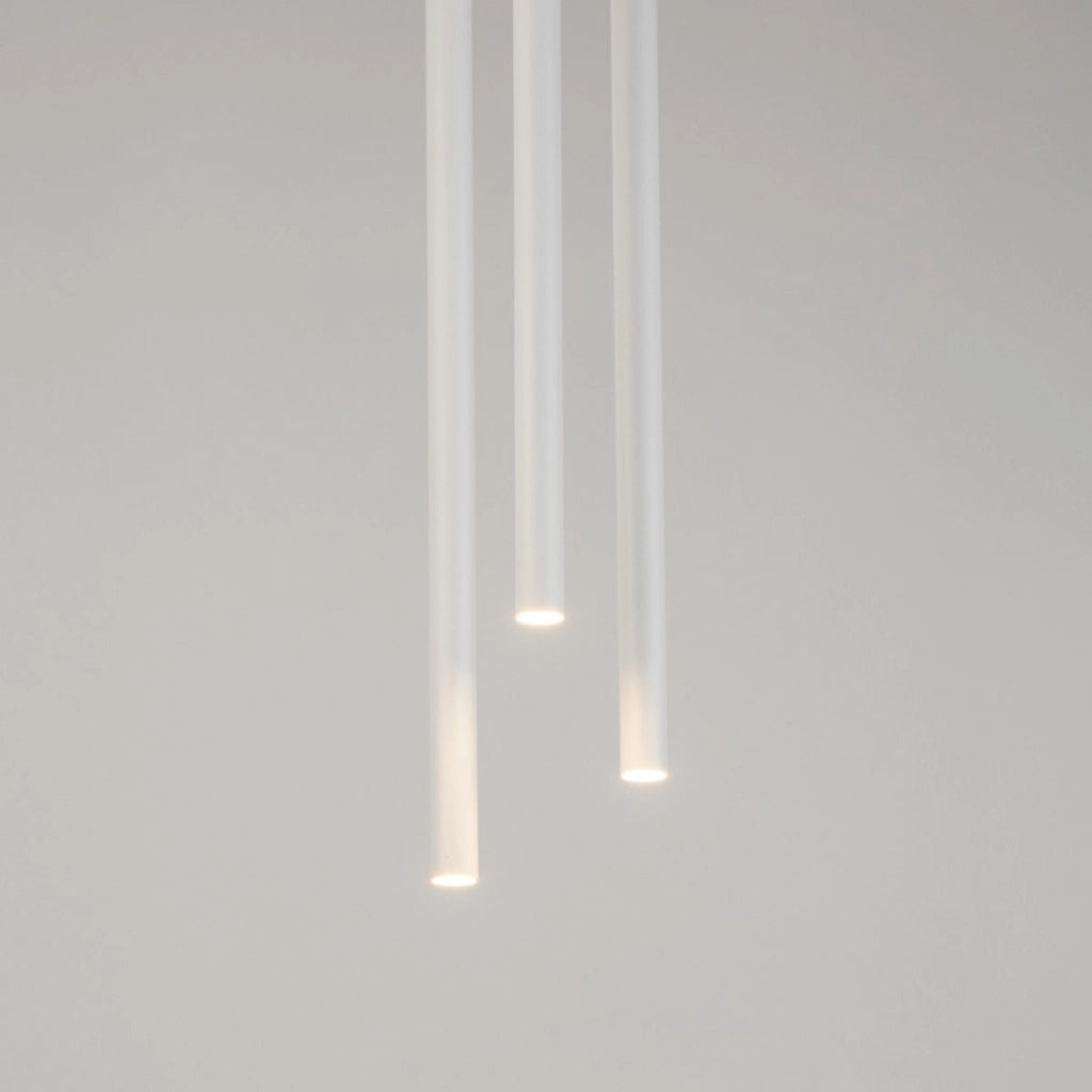 Lampada sospensione moderna Sopel bianca 3 luci G9 Sigma