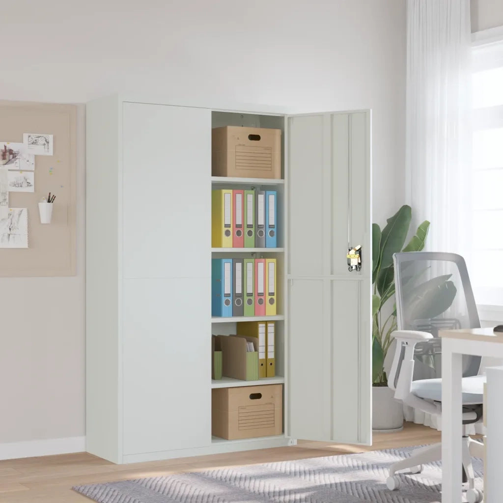 Armadio Classificatore Grigio Chiaro 105x40x180 cm in Acciaio CFW3605633
