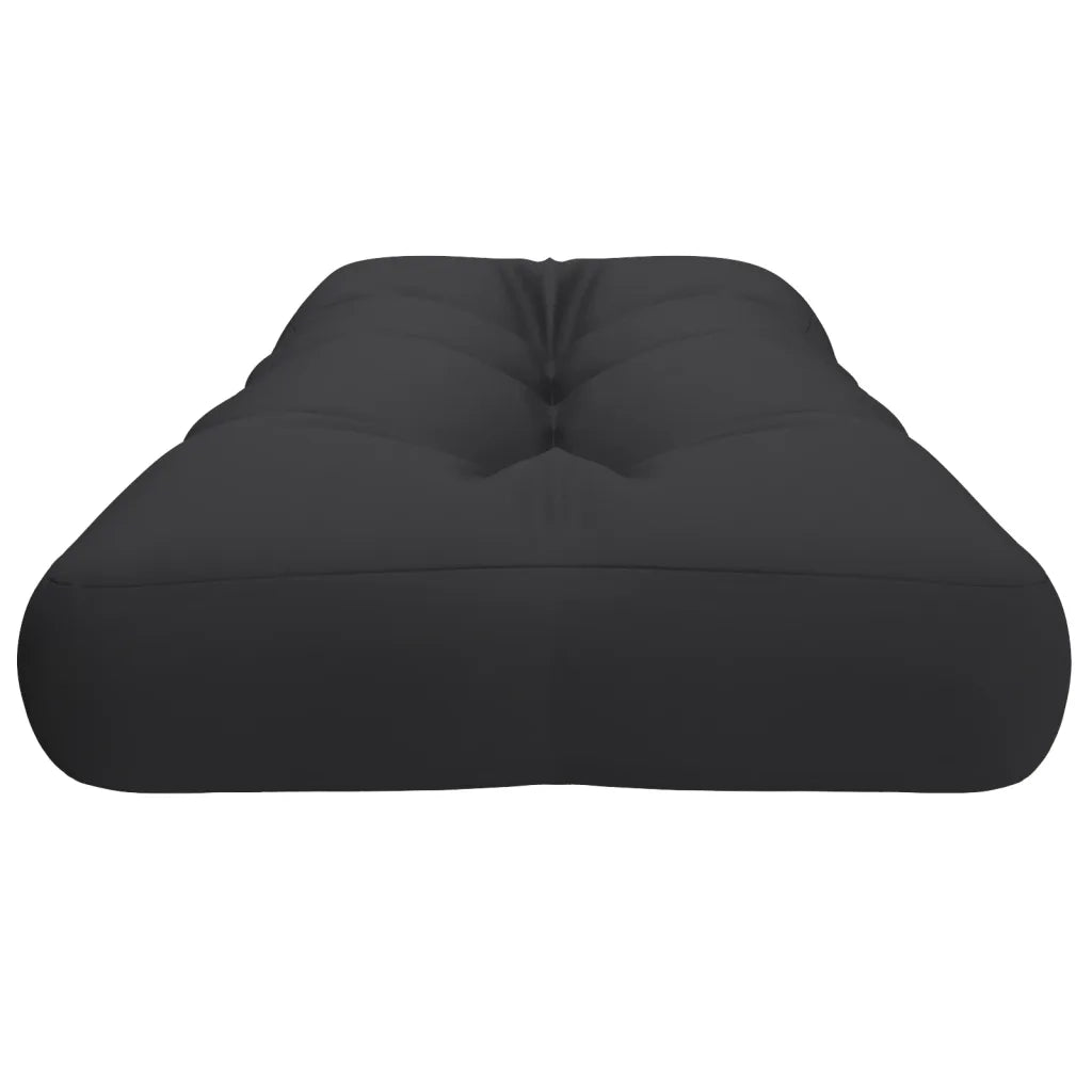 Cuscino per pallet | Cuscini per sedie Nero 120x40x12 cm in Tessuto