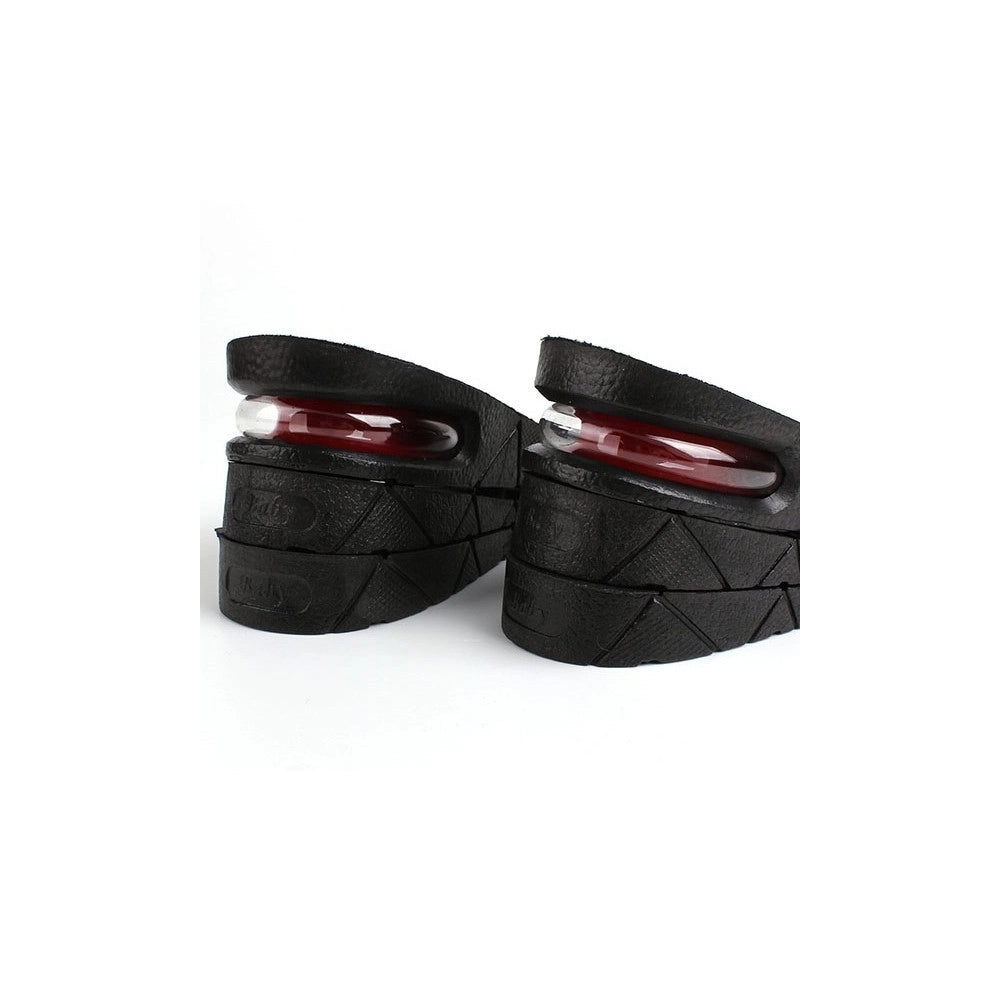 Trade Shop - Coppia Di Solette Alza Tacchi Tacco Per Uomo Nero Alzatacco Per Scarpe Altezza -