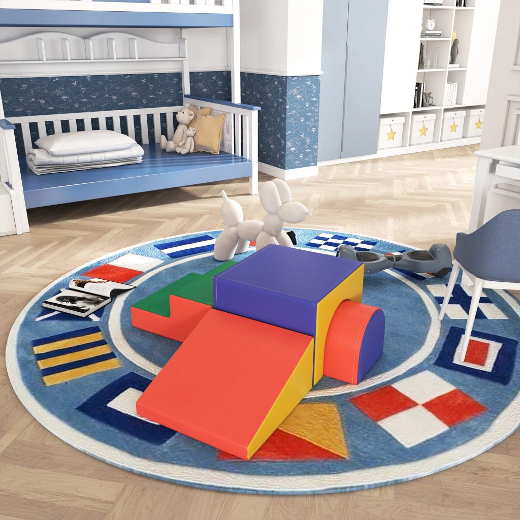 Set 4 blocchi morbidi per arrampicata e scivolo ¨C Minimal ¨C Multicolore