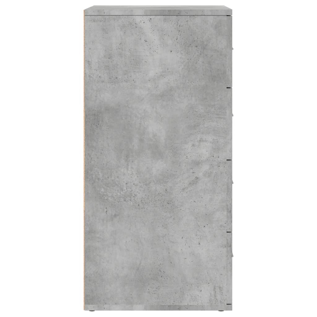 Buffet credenza cassettiera armadio mobile contenitore organizer per cucina soggiorno salotti set da 2 60 x 39 x 80 cm legno ingegnerizzato grigio 02_0036867