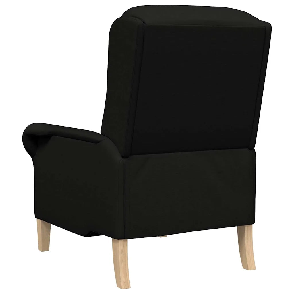 Poltrona | Sedia Relax Nero Tessuto