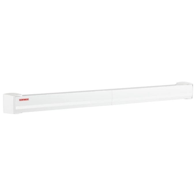 Leifheit 83305 Telegant 72 Protect Stendibiancheria da Parete Pieghevole 8 Barre 7.20 m Interno Esterno colore Bianco