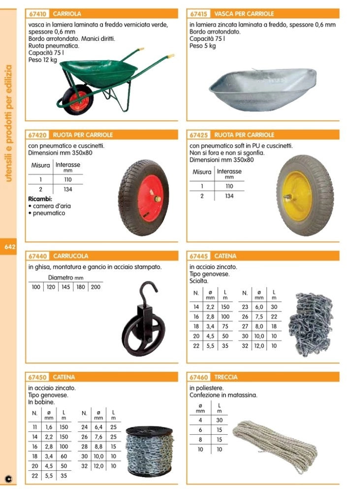 1pz carrucole in ghisa diametro mm.120 cod:ferx.11149