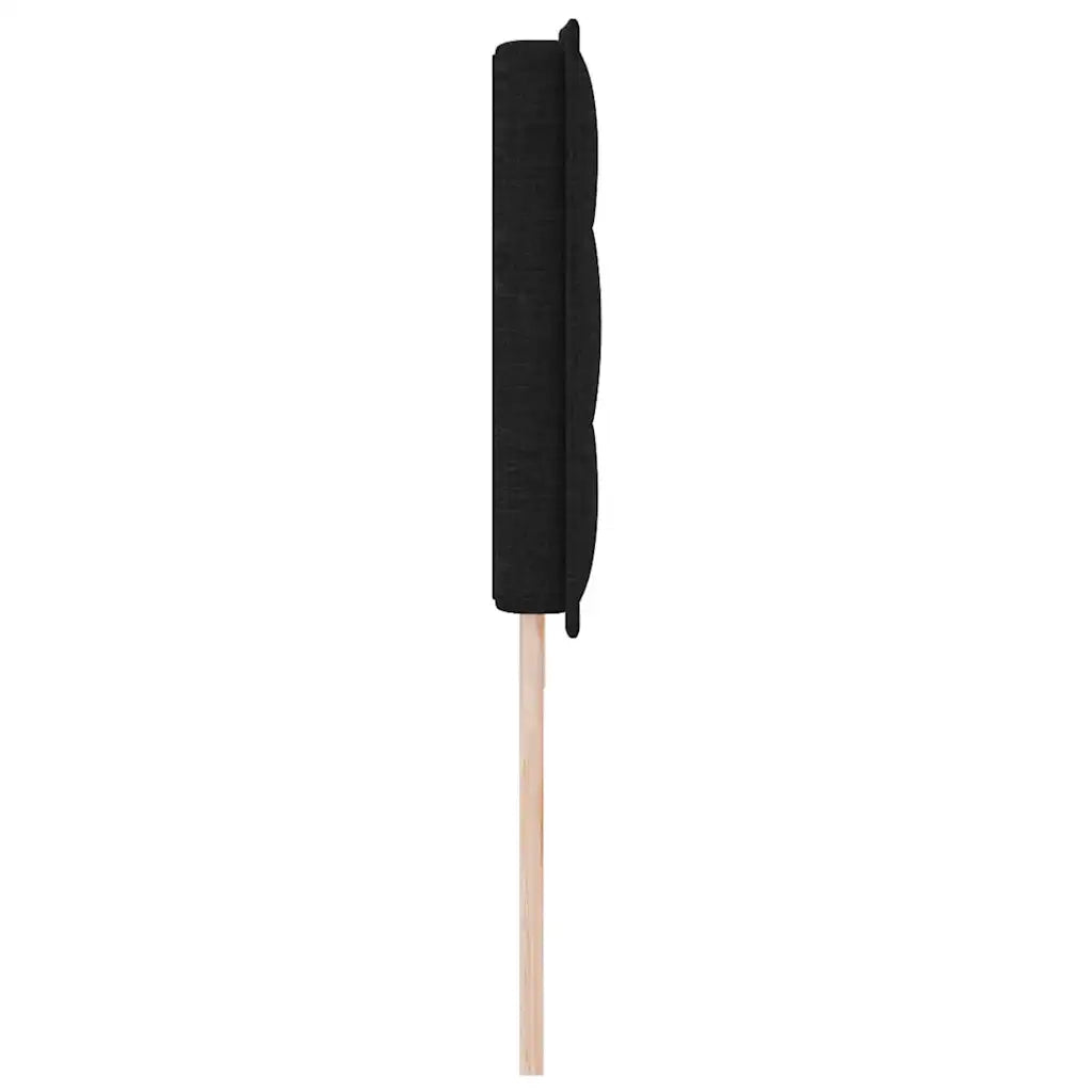 Testiera | Testata Nero 200 cm Tessuto