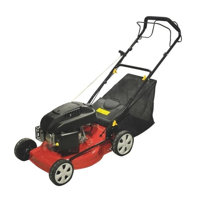 Excel 59847 Rasaerba Semovente a Scoppio 139 cc 46 cm Motore 4 Tempi con Taglio Regolabile 8 Posizioni Sacco 60 L colore Rosso