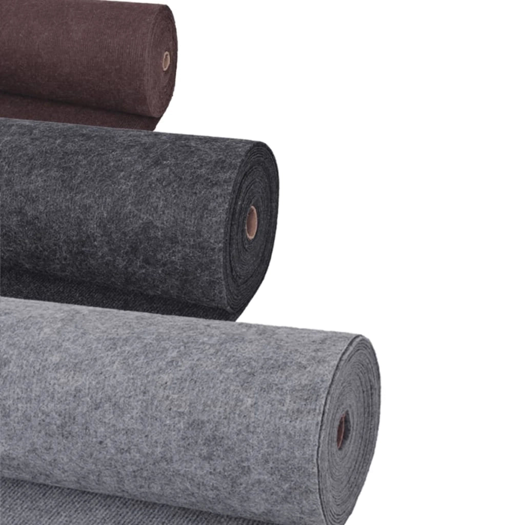 Tappeto Grigio 1,2 x 20 m Poliestere 331339