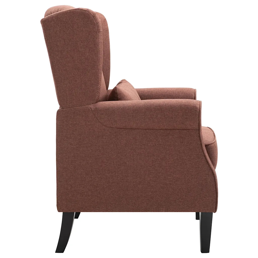 Poltrona Marrone in Tessuto 248617
