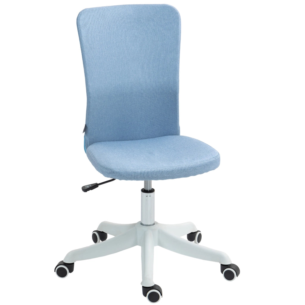 Sedia da ufficio con rotelle e altezza regolabile ¨C Minimal ¨C 53x43x85-93 cm blu