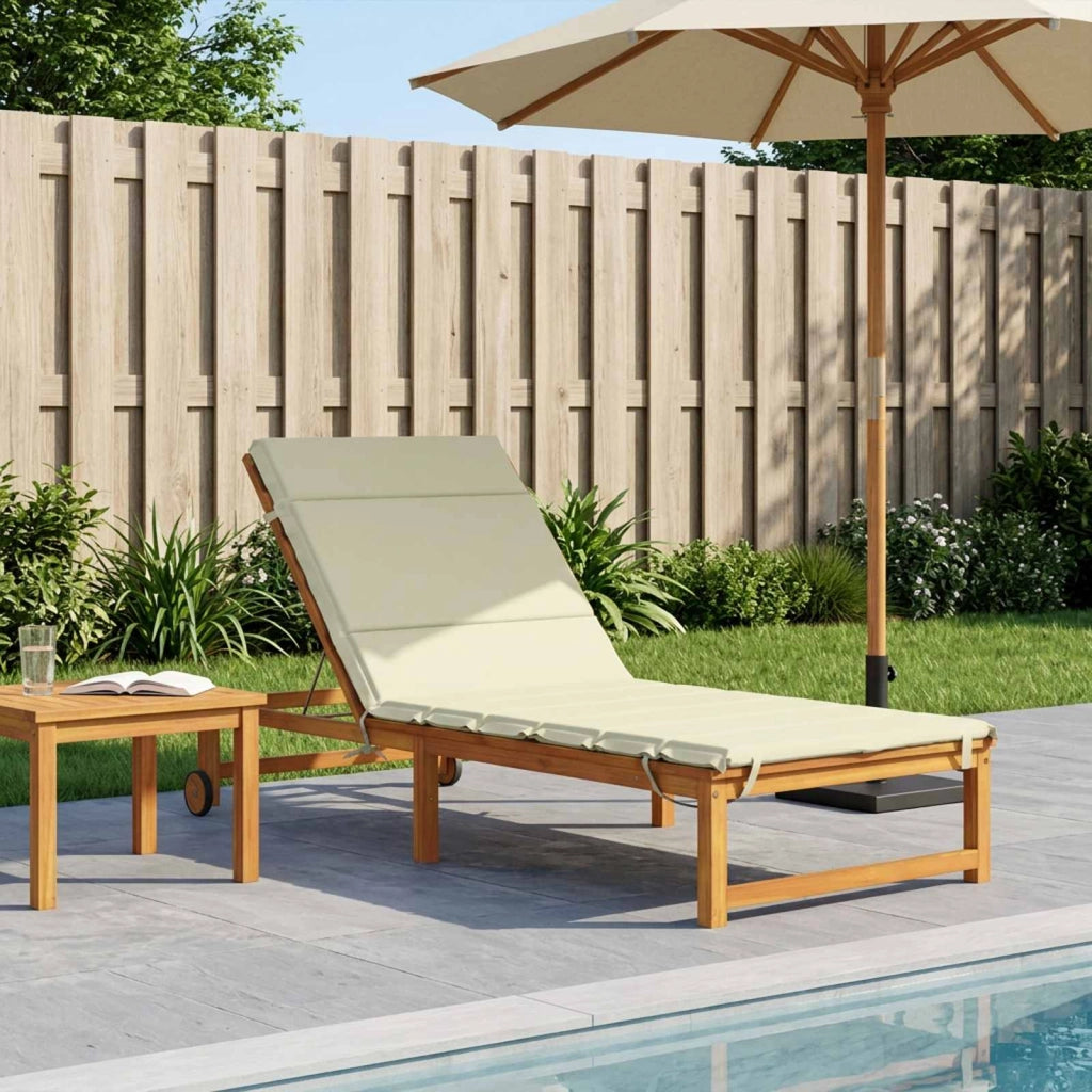 Cuscino per Lettino GEMERT 100% Poliestere Crema 948546