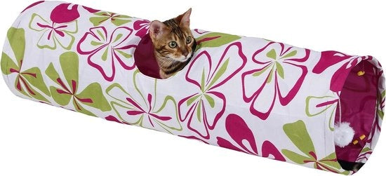 Tunnel per Gatti - 25 x 90 cm - Tunnel di Giocattolo per Gatti