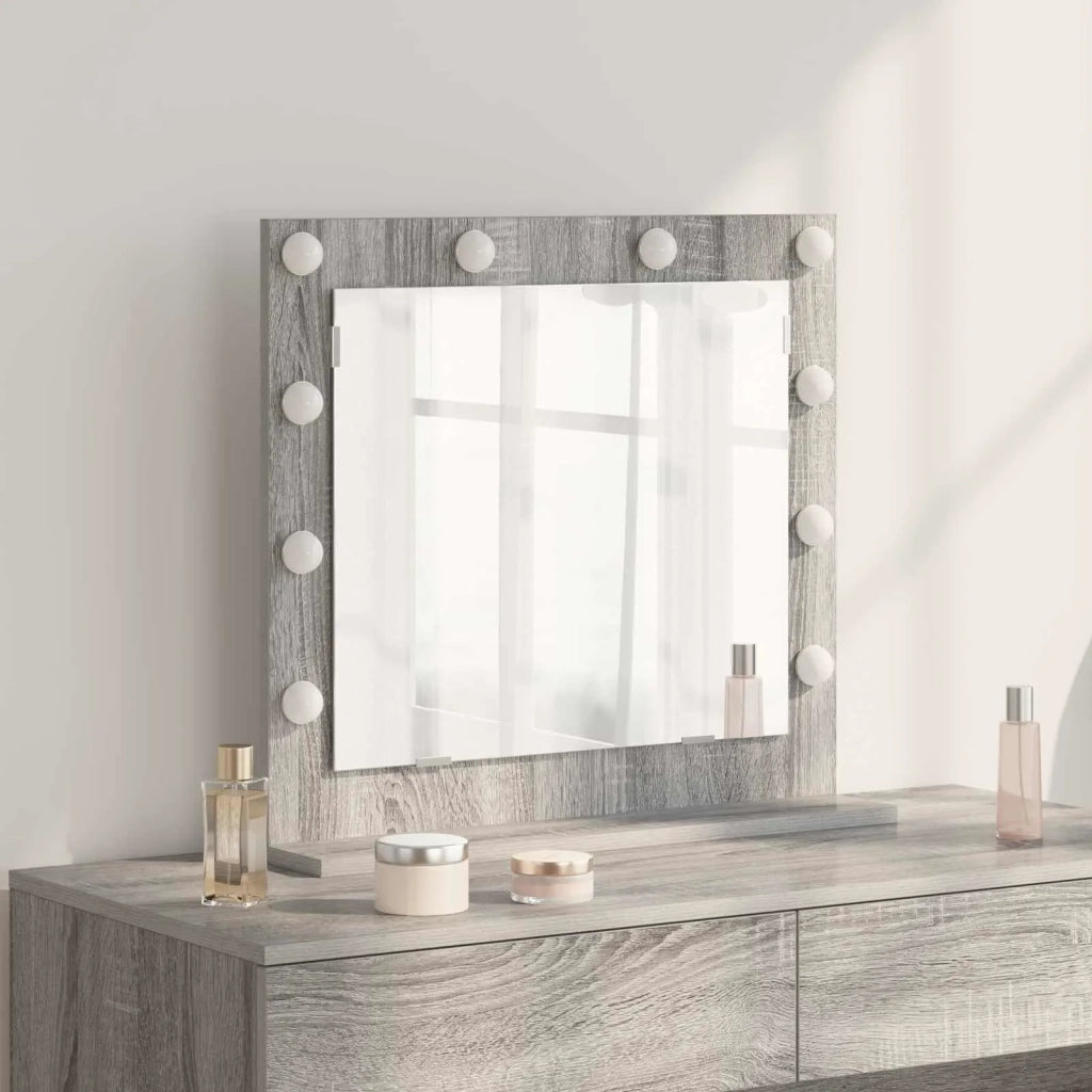 Specchio da Vanit¨¤-Specchio da Trucco Grigio Sonoma 60 x 55 x 18 cm