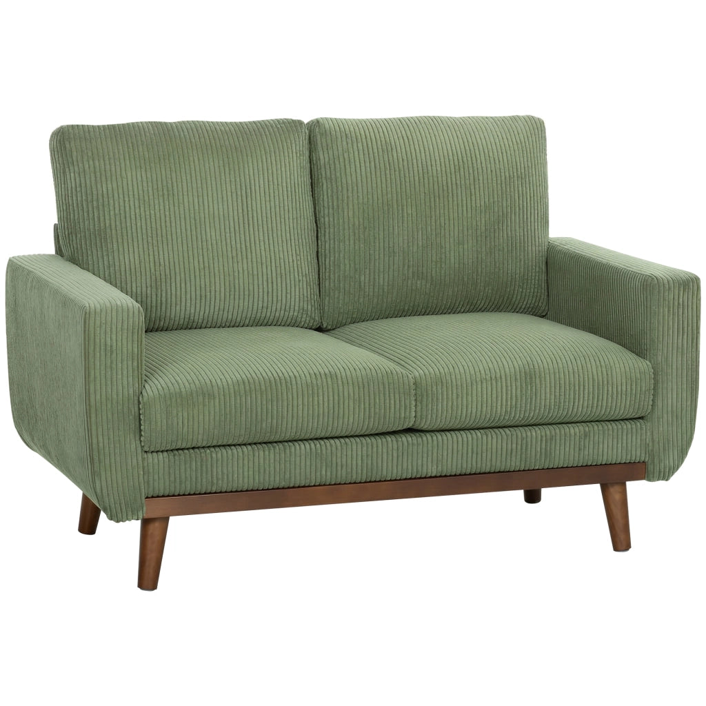 Divano 2 Posti ¨C zephmum ¨C Tessuto Verde 134 cm