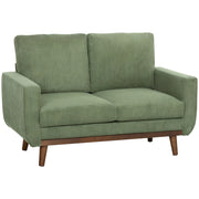 Divano 2 Posti ¨C zephmum ¨C Tessuto Verde 134 cm