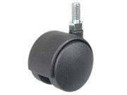 RUOTE DOPPIE IN NYLON CON PERNO- - ø mm.40 perno ø mm.8x15 - 4 pezzi