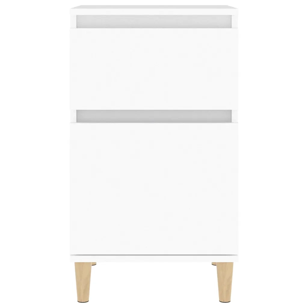 Comodini 2pz Bianchi 40x35x70 cm 819693