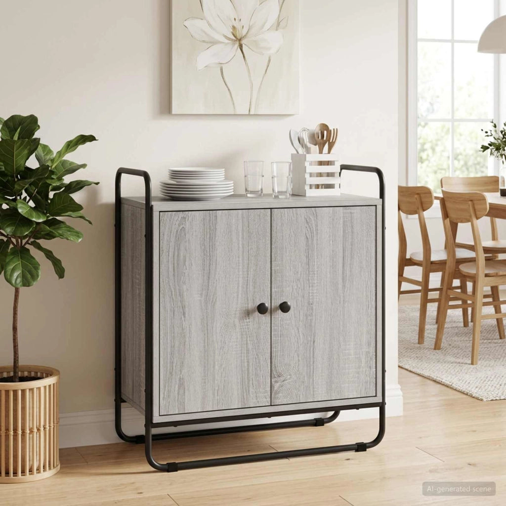 Credenza Sonoma grigio 68 x 35 x 75 cm Legno ingegnerizzato 8007969