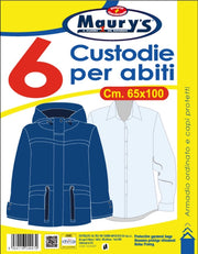 KIT SET 3 PZ MAURY'S CUSTODIE PER ABITI 100X65CM 6PZ