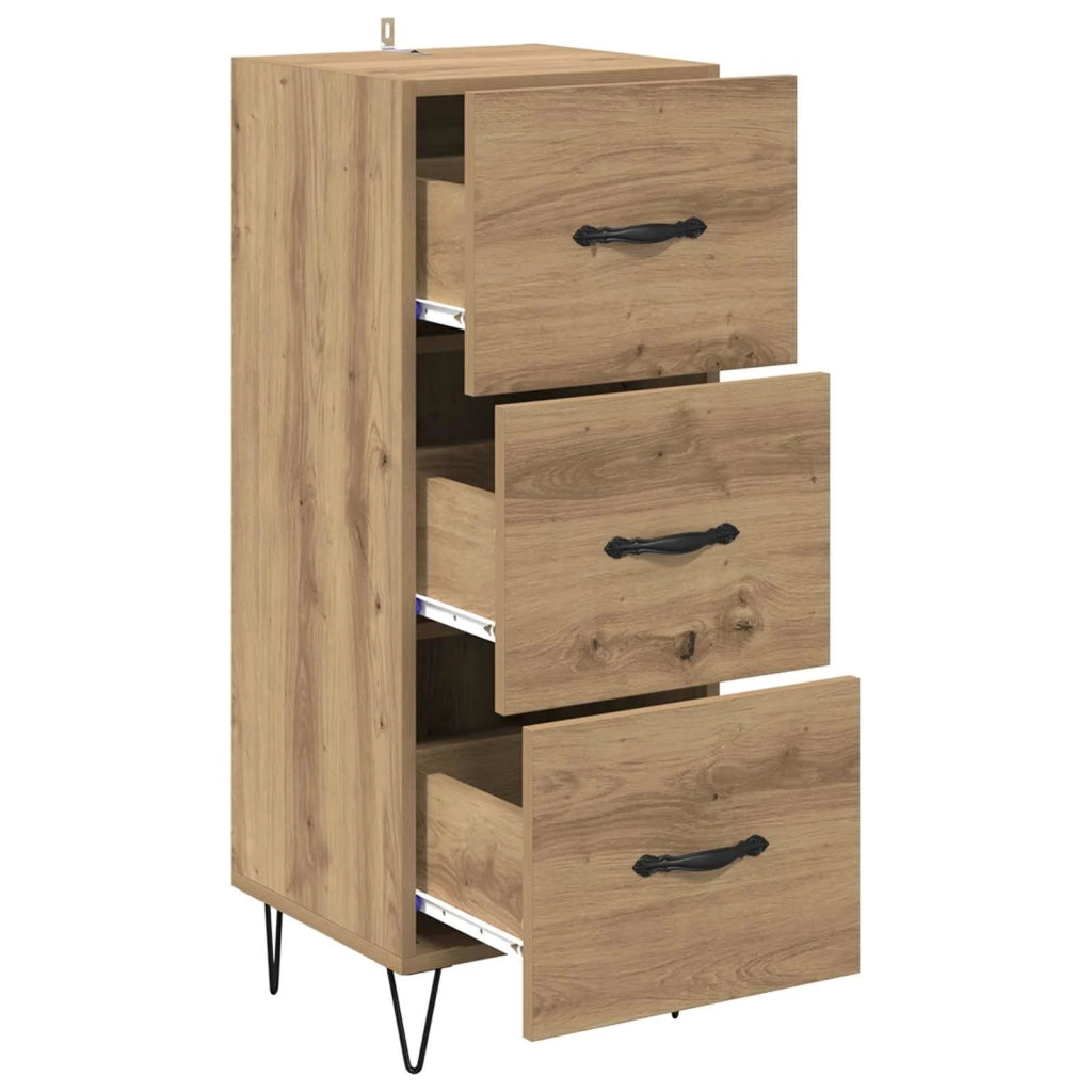 Credenza rovere artigianale 34 x 34.5 x 90 cm Legno multistrato 881550