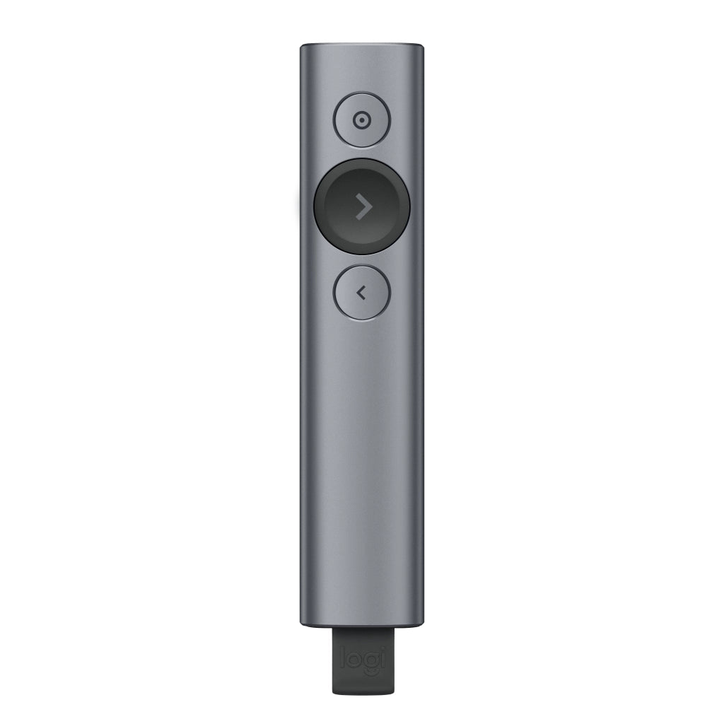 Logitech spotlight puntatore wireless bluetooth/rf grigio - 910-004861