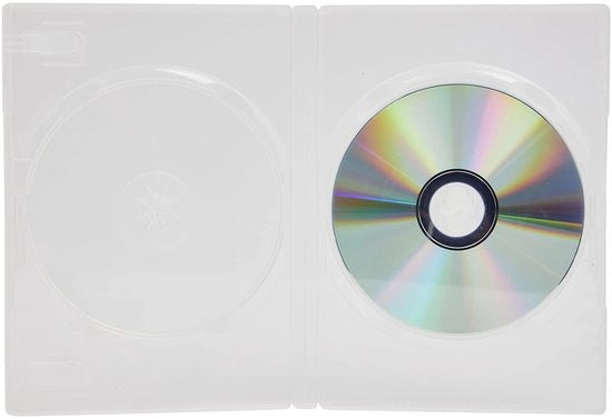 5 Scatole Transparenti a Doppio Disco per DVD - Alta Protezione per i Dischi - 14mm di Spessore - Sicuro e Duraturo - Archiviazione per DVD - Adatto per Tutti i Tipi