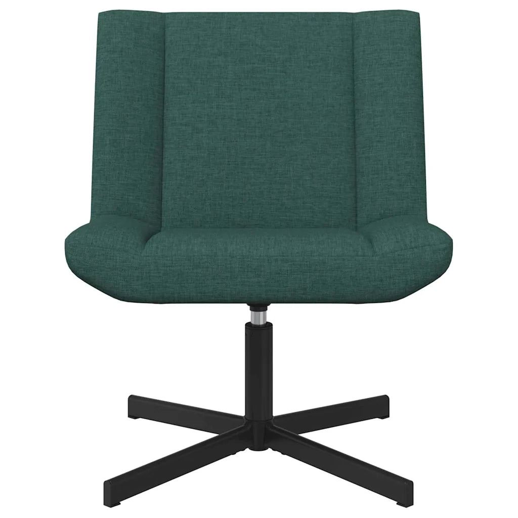 Sedia girevole Verde Scuro 63 x 75 x 76 cm Tessuto 42007329