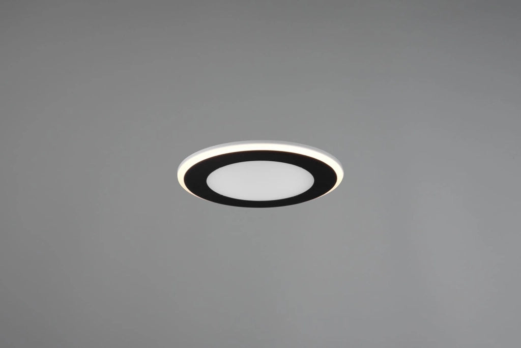 Faretto incasso AURA nero Trio LED 10W 3000K 1040lm