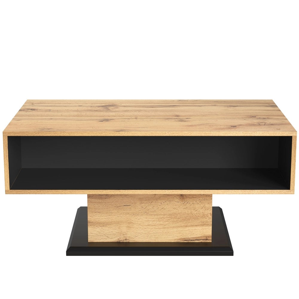 Tavolino da Caff¨¨ con Cassetto e Vano Contenitore ¨C MINIMAL ¨C Legno, Design Moderno